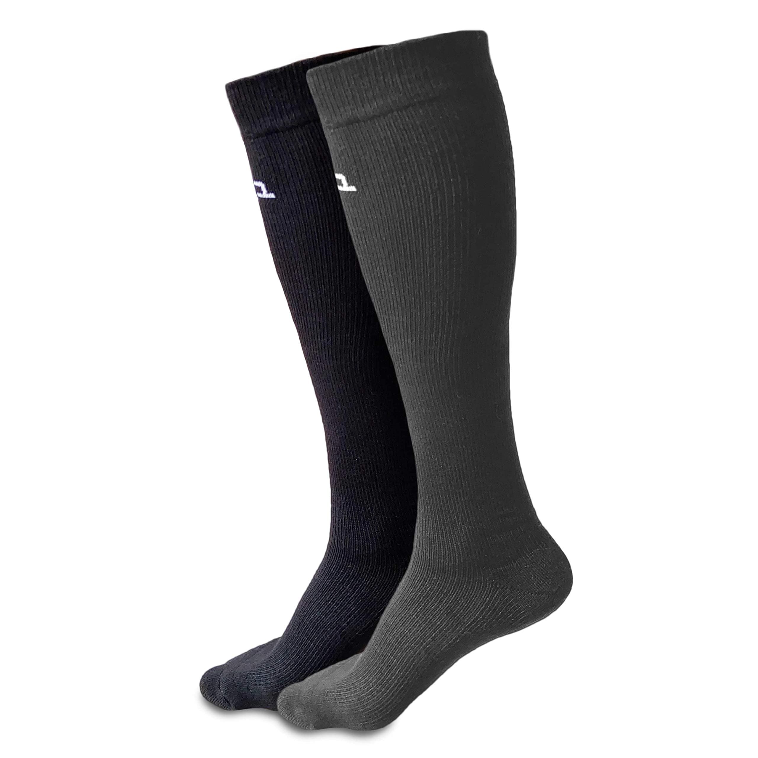 Heelium Bamboo Compression Socks For Men & Women | Odour Free & Superior Grip | Running, Cycling, Boosts Blood Circulation & Recovery