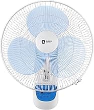 Orient Electric Wall- 49 Wall Fan with Remote & Automatic Speed Control | Wall Fan with Tilt & Oscillation mechanism | Remote with Display Panel & Timer | 2-year warranty by Orient | Crystal White
