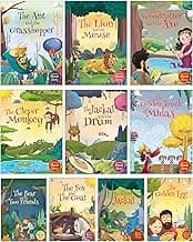 Moral Storybooks for Kids (Illustrated) with Colorful Pictures - Phonic stories - Bedtime Stories - 3 years to 6 years Old - Read Aloud to Infants, Toddlers (Set of 10 Books)