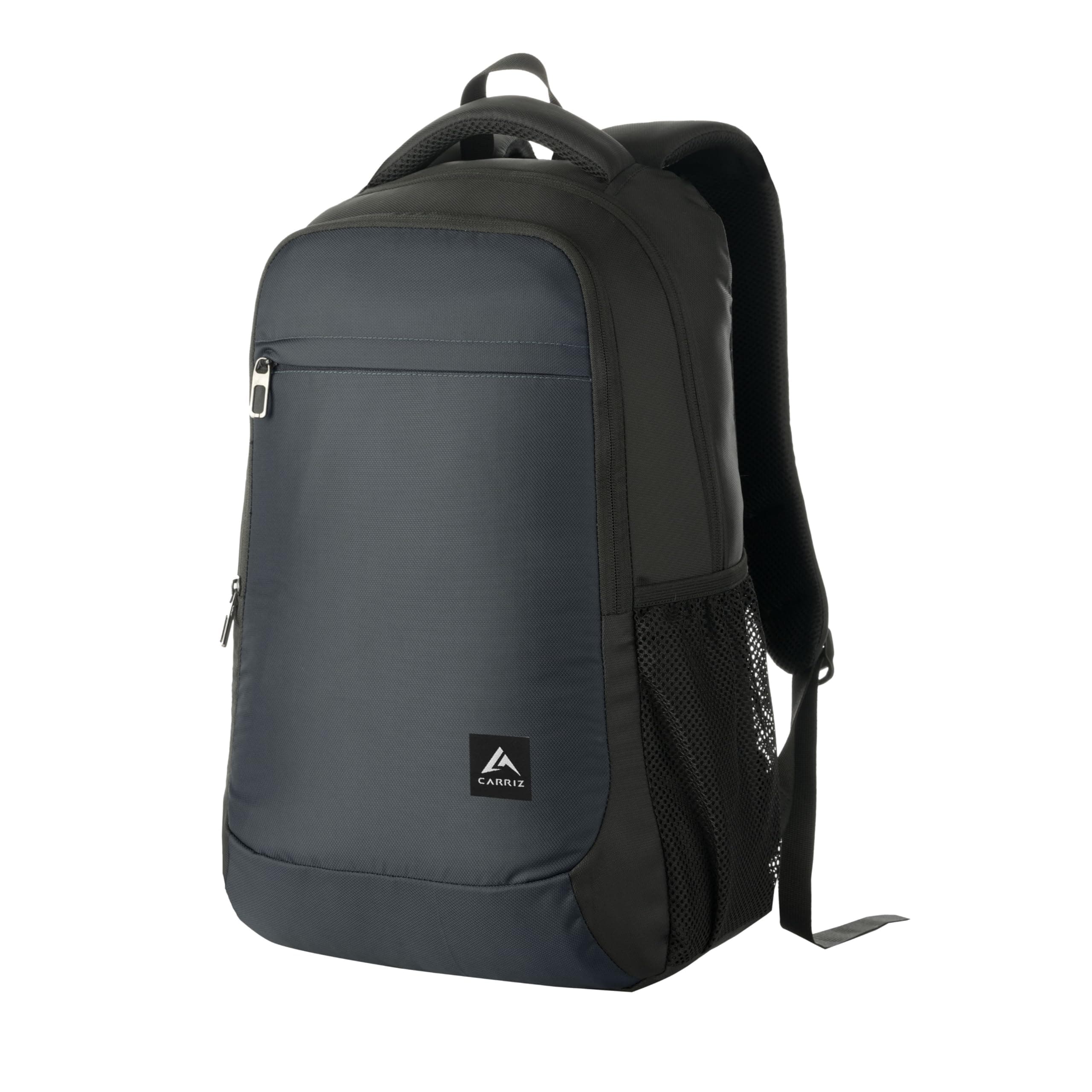 CARRIZ Travel Backpack - Unisex Laptop Backpack for Men and Women, Water-Resistant Fabric, Fits up to 15.6 Inch Laptop, 18 Litre Capacity, Ideal for Students, Professionals, Office, and College