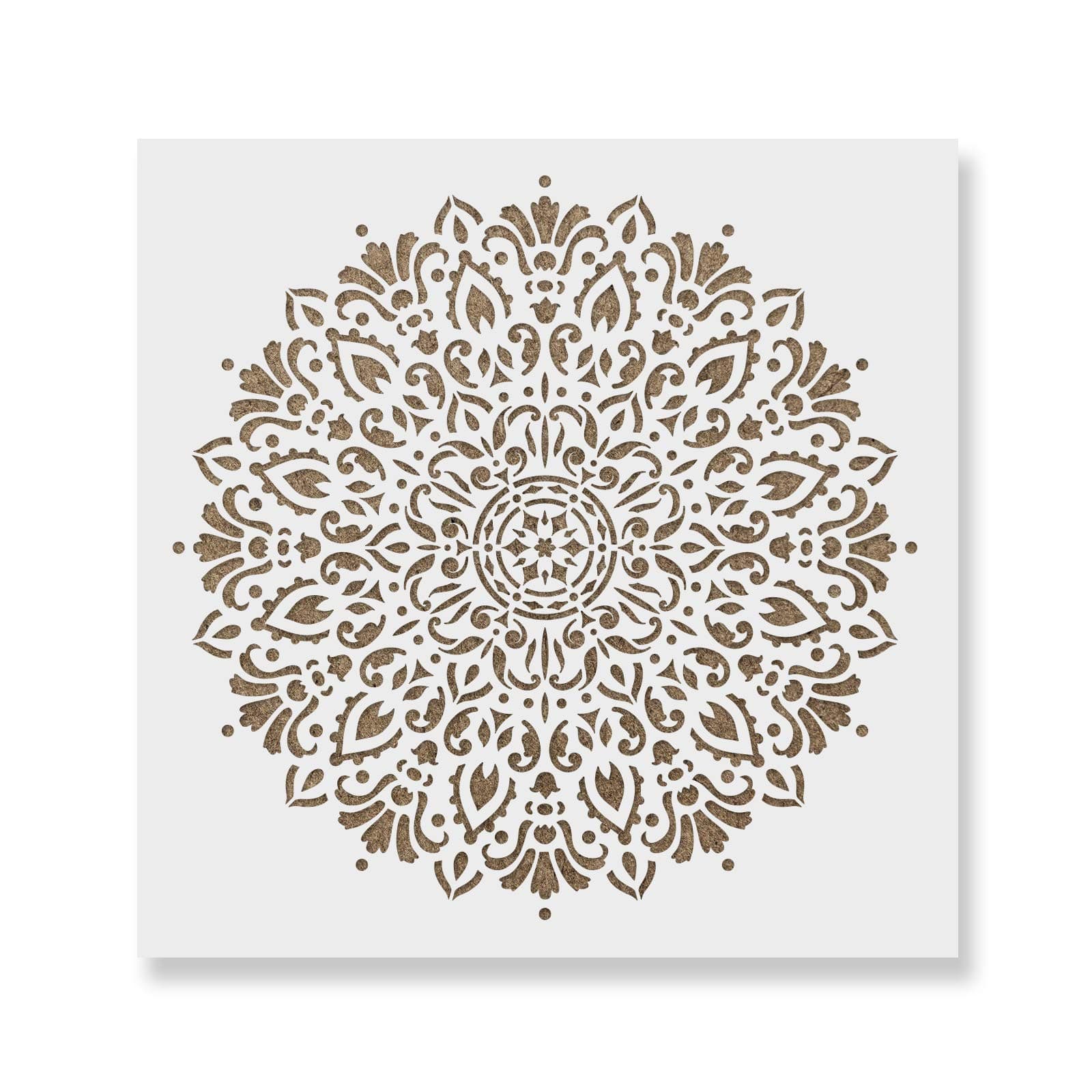 Harmony Mandala Stencil Template - Reusable Stencil for Painting Mandala Designs