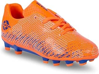 Nivia Boys Encounter Kids Football StudNivia Kids Encounter 9.0 Orange-Royal Blue UK - 1
