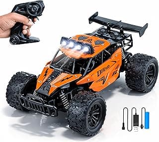 Zest 4 Toyz Rock Crawler Monster Truck | Remote Control Car Toy for Kids Adults | Drift Offroad 20km/h High Speed Rechargeable RC Car | 35+ft Range 2.4GHz Remote | USB Cable | Birthday Gift