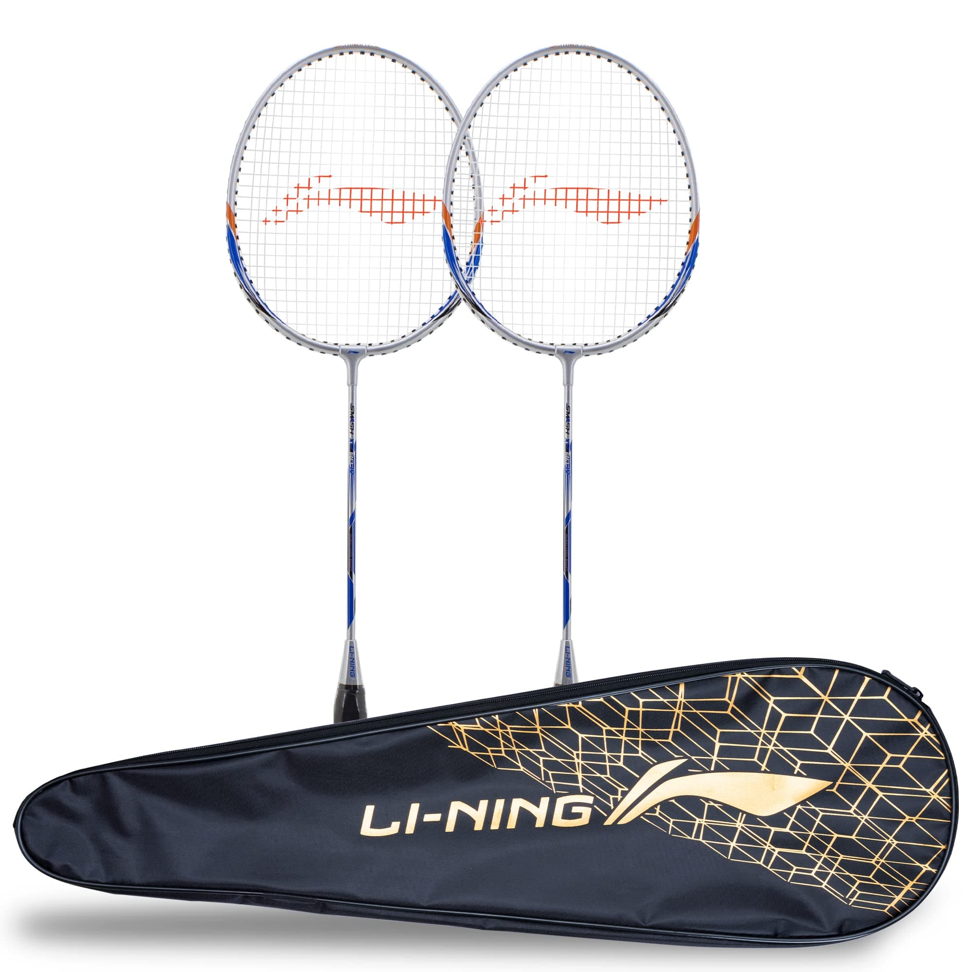 Li-Ning XP-80-IV Aluminum Strung Badminton Racquet (Grey/Green , S2 , 90-95 grams , 18-20 lbs)