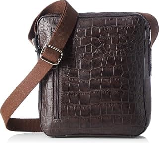 Hidesign mens MALAGA III Large Tan Crossbody