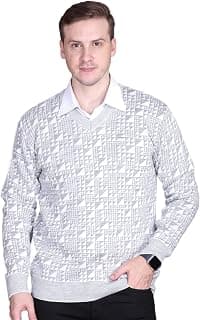 GODFREY V-Neck Full Sleeve Woolen Men Sweater