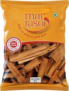 MAI RASOI Cinnamon Sticks Whole Bark/Sabut Dalchini Sticks 50 Gm