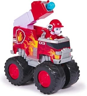 Paw Patrol Marshall Rescue Wheels - Collectable Action Car Figure - 2 Projectiles - Children's Toy for 3 Years and Above