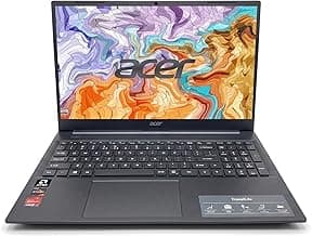 Acer TravelLite TL05 Smart Laptop | AMD Ryzen 7 7730U | 16GB RAM | 512GB SSD | Radeon Graphics | 15.6" FHD | Windows 11 + MS Office 2024 Lifetime | 3 Years Warranty | Black