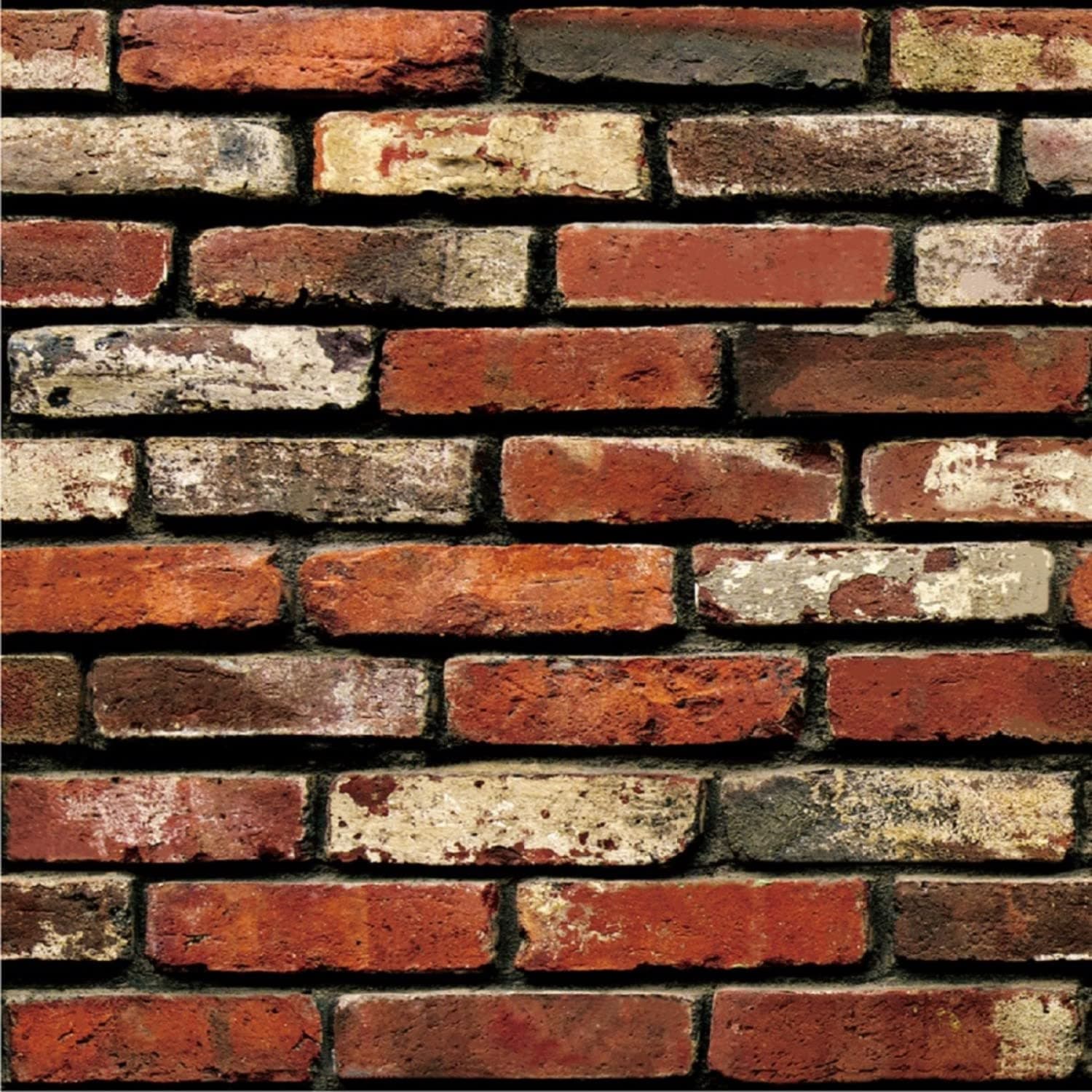 JAAMSO ROYALS Brown Brick Wall Papers for Home, Brick Wallpaper, Home Wallpaper, Bricks Wallpaper for Wall, House Wallpaper, Home Walpaper, Stick Wallpapers for Walls (200 CM X 45 CM)