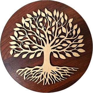 SWAGSTATION Tree of Life MDF Wall Art | Modern Spiritual Home & Wall Decor for Living Room, Hallway & Office (6 Inch)