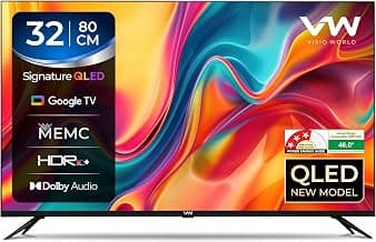 VW 80 cm (32 inches) Pro Series HD Ready Smart QLED Google TV VW32F1