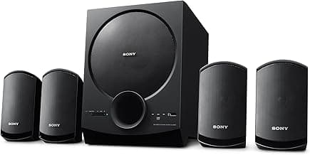 Sony SA-D40M2 All in One 4.1ch Home Theatre System with 100W Power Output and Powerful Subwoofer – Black (Model no.YY2090C)