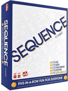 Funskool The Original Sequence, Strategy Game, Card Game, Board Game for Kids, Adults, Families, Educational, 2 to 12 Players, Family Fun, Activity Toy for Childrens, Gift Set for Kid, Ages 7+ Years