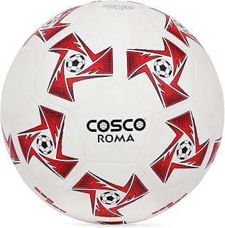 Cosco Rubber Roma Football (Multicolour, Size 5)