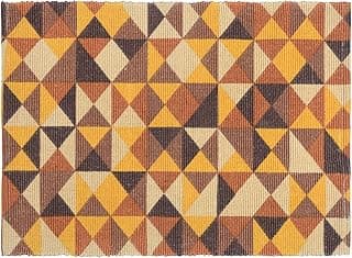 Saral Home Yellow Cotton Multiuse Rugs - 50X80 CM