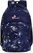 BEAUTY GIRLS BY HOTSHOT |SCHOOL BAG|TUTION BAG|COLLEGE BACKPACK|FOR GIRLS & WOMEN|18.5 INCH|32 L WATER RESISTANT |SCHOOL BAG FOR GIRLS