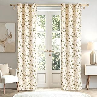 Home Centre Mellow Zima Floral Print Light Filtering Door Curtain