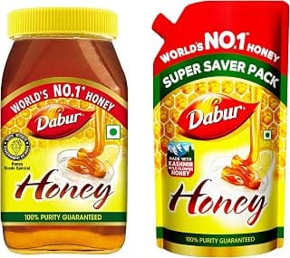 DABUR Honey - 1kg & Dabur Honey - 750g Refill Pouch