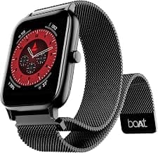 boAt Xtend Pro Smart Watch w/Advanced Dedicated Bluetooth Calling Chip, Coins,Dial Pad, 1.78 AMOLED Display,ASAP (Fast) Charge,700+ Active Modes,Health Ecosystem(Metal Black)