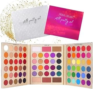 Eyeshadow Palette 86 Colors Makeup Kit Matte Shimmer - All In One Eye Shadow Palette with Brush, Highlighter, Contour, Blush Set