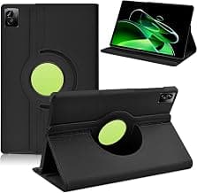 Soezit Slim Rotating Flip Case Cover for Realme Pad X 10.95 inch - Black