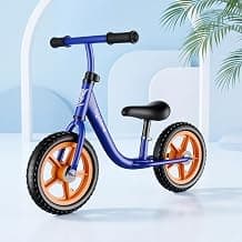Lifelong Balance Bike for Kids 1.5-3 Years|Rigid Suspension 6" Inches Frame|Pedal Free Balance Bike |Crash Guard|Quick-Release Height Adjustment|Toxic Free Mag Wheels & Grip|for Girls & Boys (Blue)
