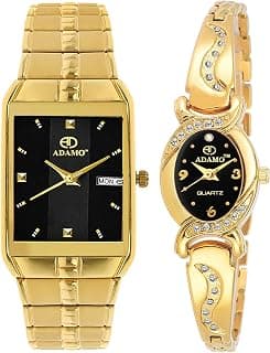 ADAMO Enchant Couple's Wrist Watch 9151-2468YM02