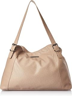 Caprese Womens COCO S Large CLAY Satchel, Cream