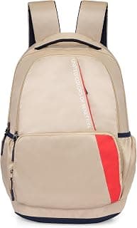 United Colors of Benetton Vance 32L Laptop Backpack, Water-Resistant, Fits 15-inch Laptops, Classic Style with Ample Organization & 1-Year Warranty