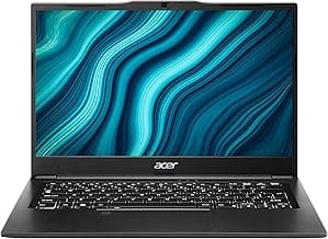 Acer TravelLite Thin Laptop AMD Ryzen 5 7430U |16GB RAM, 512GB SSD | 14" Full HD Anti-Glare Display |Privacy Shutter| Windows 11 | Metal Body | 1.34Kg | Black | 30 Months Warranty