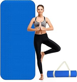 Slovic Yoga Mat for Women [4 MM] | Exercise Mat for Home | Non-Slip Yoga Mat for Men | Workout Mat For Kids | Gym Mat for Indoor Excercise | EVA