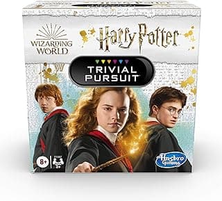 Trivial Pursuit: Wizarding World Harry Potter Edition Board Game, Compact Harry Potter Trivia Game for Ages 8+, Family Card Games for 2+ Players, 600 Trivia Questions