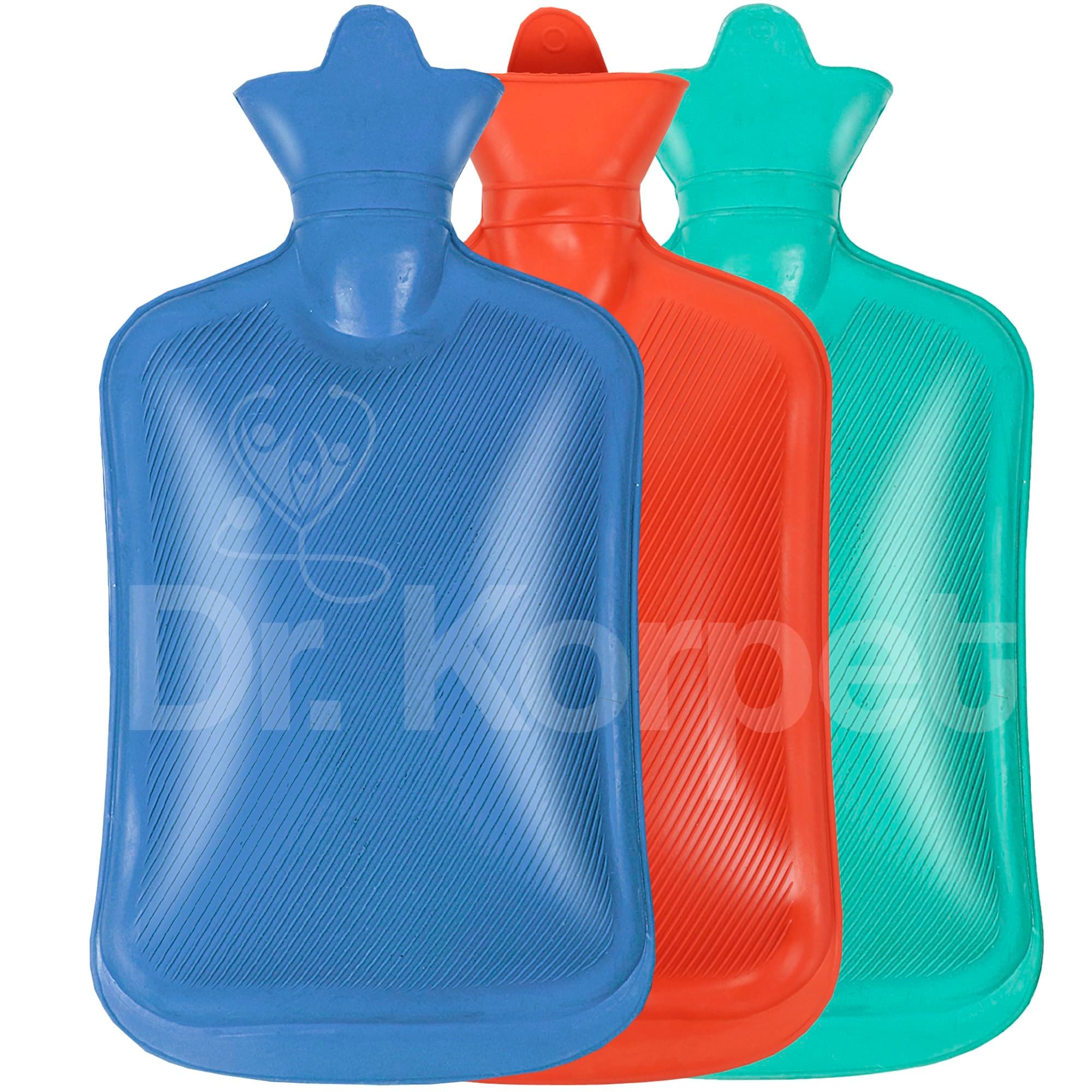 Dr. Korpet rubber hot water bag, hot water bags for pain relief, heating pad for pain relief - Random color - 1 Piece