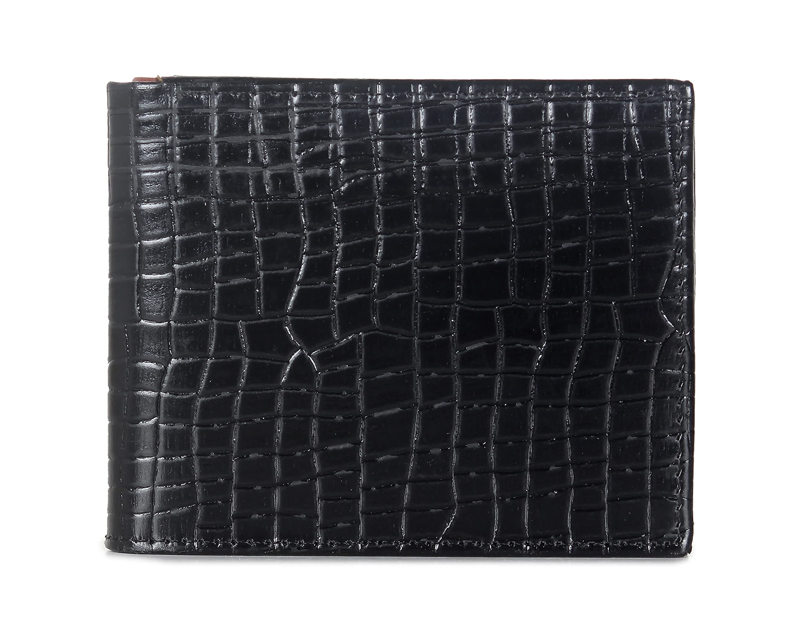 THE CLOWNFISH Men's Genuine Leather Belt with Textured/Embossed Design