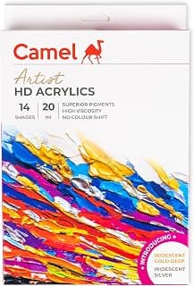 Artist HD Acrylics 14 shades x 20 ml