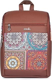 ZOUK Amalia Daypack |Padded Tablet Compartment | Adjustable Straps | Water-Resistant | Men and Women | Daily Use | Lightweight |Smart & Compact |Comfortable & Stylish