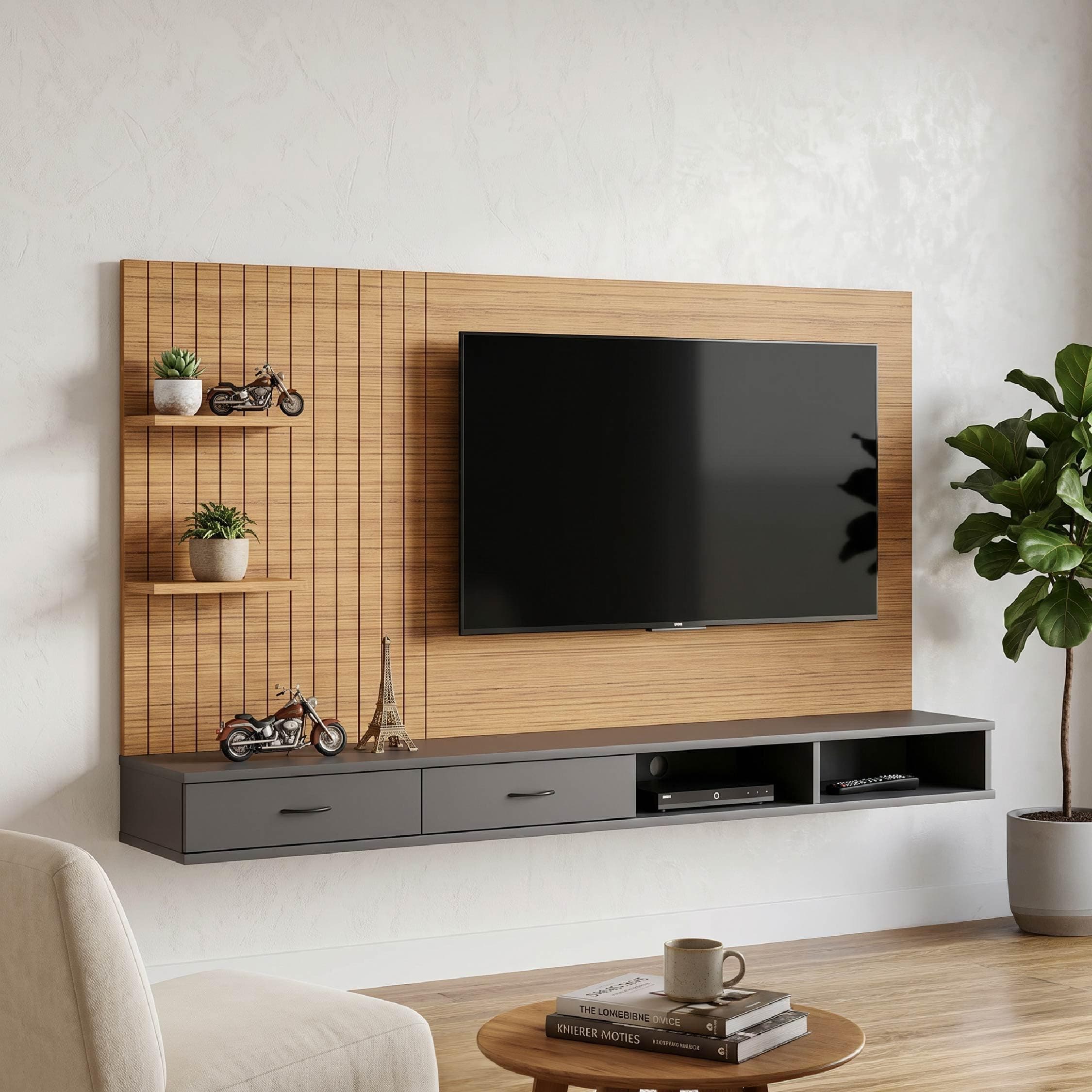 Wakefit Brisq Engineered Wood TV Unit
