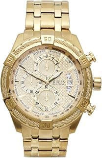 GUESS Round 47mm Silver Dial Analog Men Watch - U0522G5M