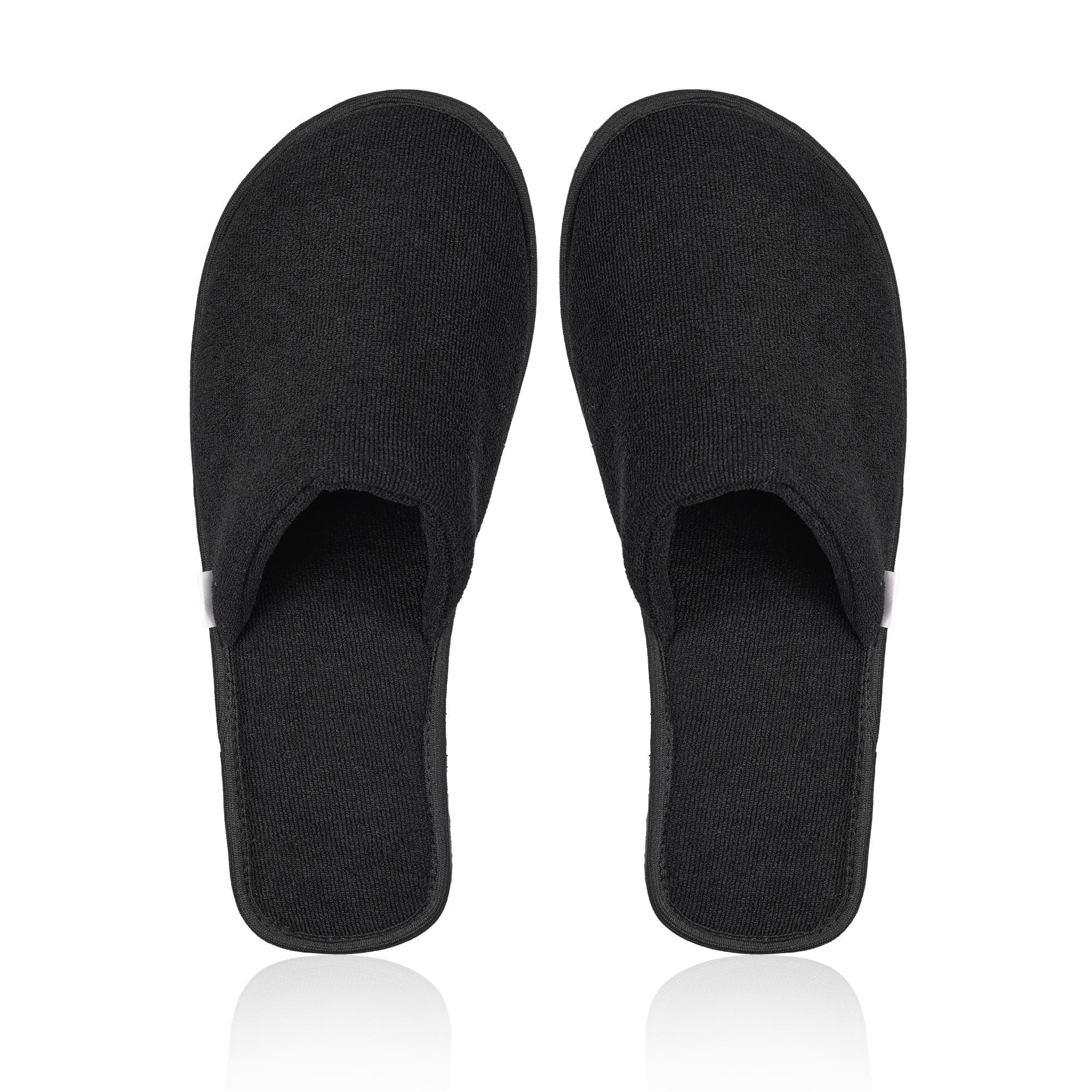 MIFUZI Men's Home Slippers Winter House Indoor Bedroom Room Soft Warm Woolen Cloth Slippers Comfortable Lightweight Anti Skid
