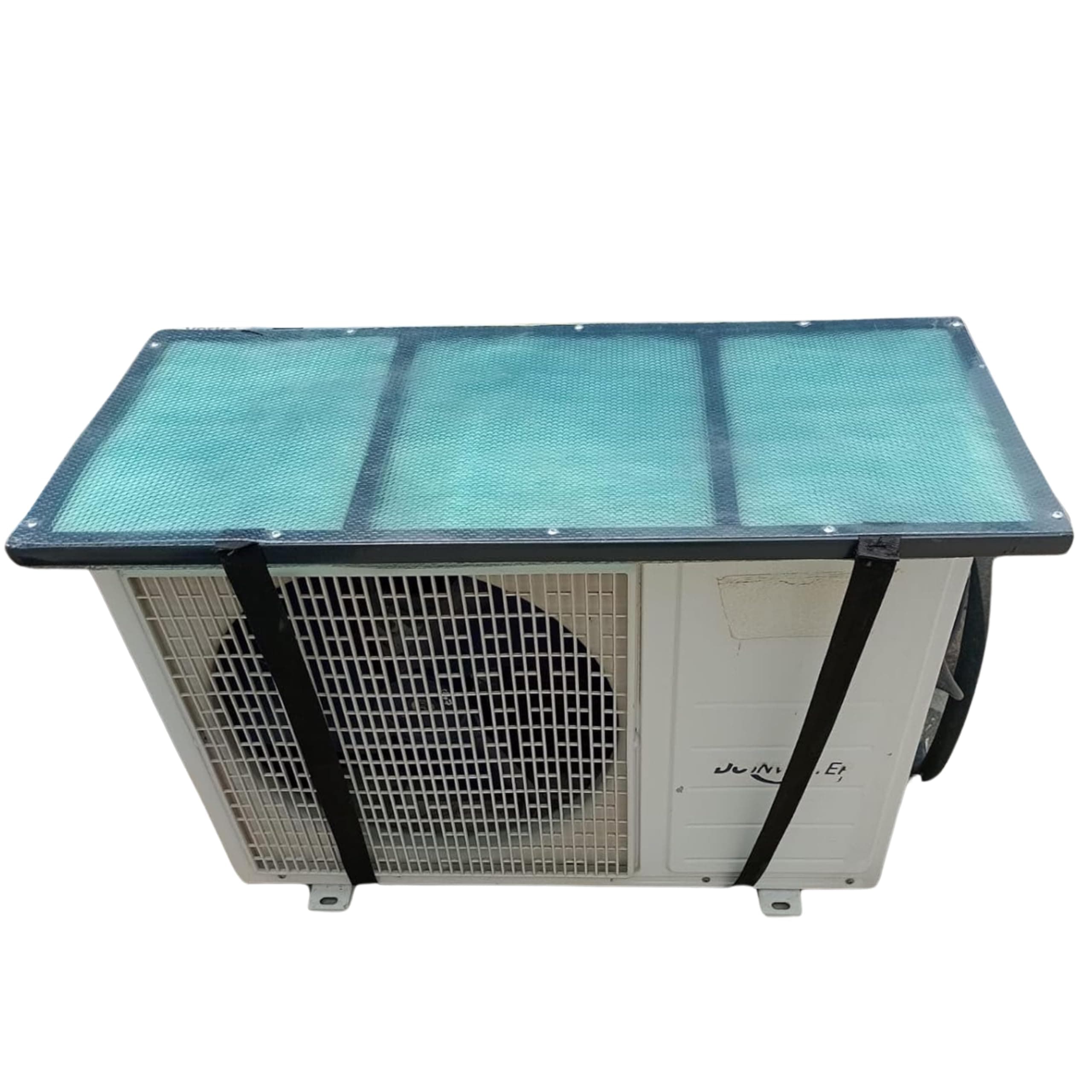 DWET Premium Split AC Outdoor Unit Cover | Heat-Insulated, Weather-Resistant Protection | Extend AC Lifespan & Boost Energy Efficiency ac outdoor unit protector (Pack of 1) (Blue, 1.5 Ton) Plastic