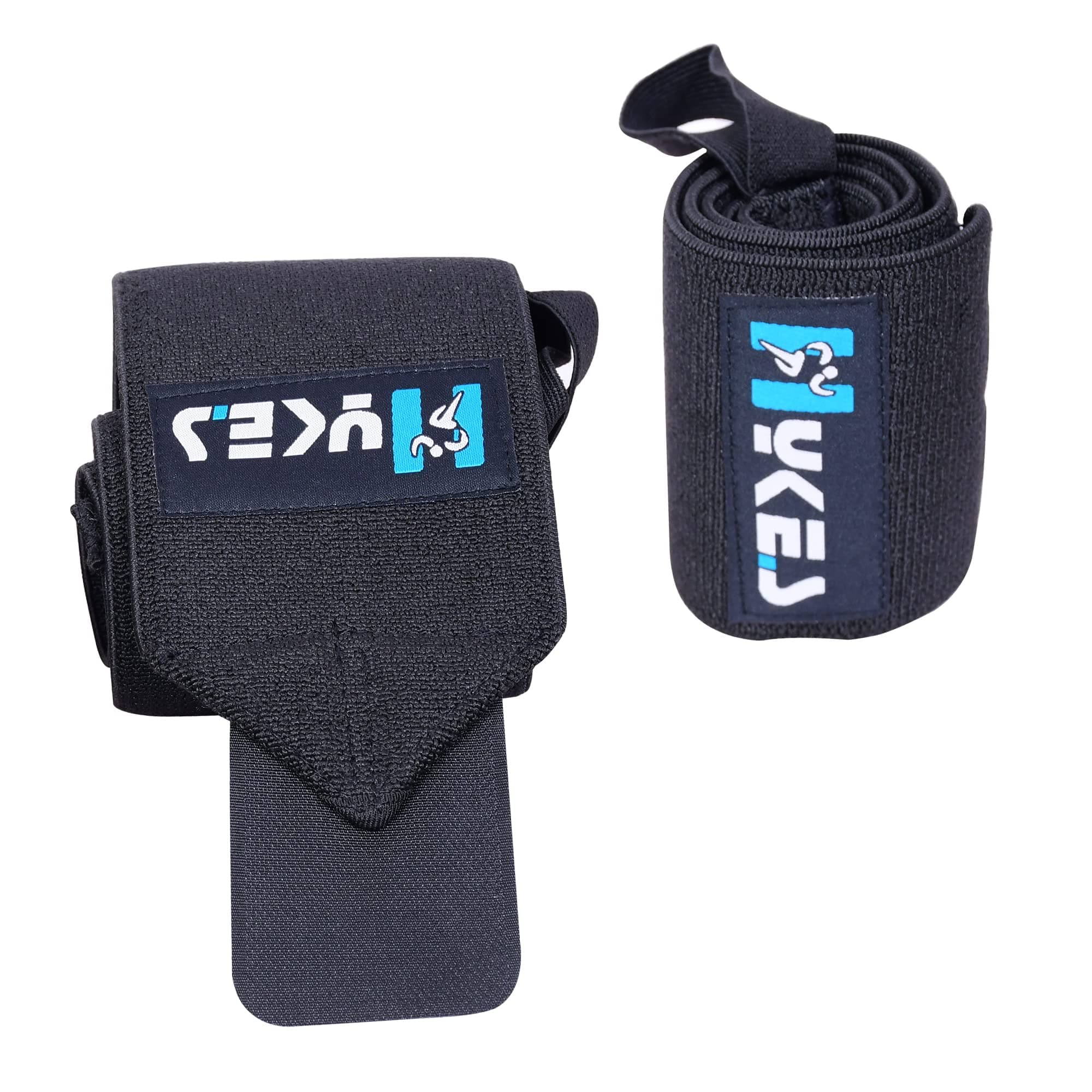 Hykes Weightlifting Wrist Support Wrap Band with Thumb Loop Strap for Gym, Fitness, Workout, Push-ups, Pull-ups, Strength Training Men and Women