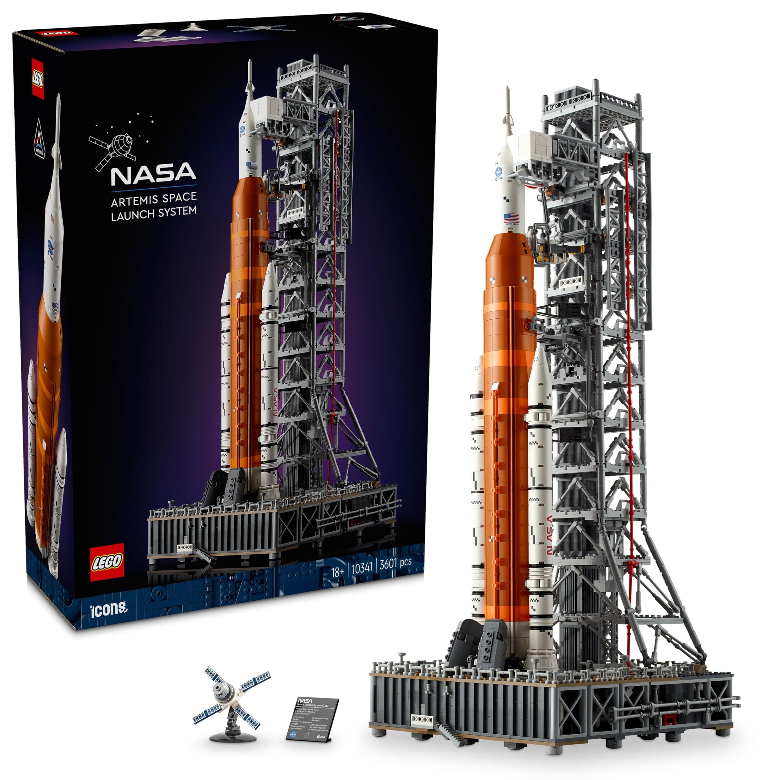 LEGO Icons NASA Artemis Space Launch System 10341 Building Blocks for 18+ Gift