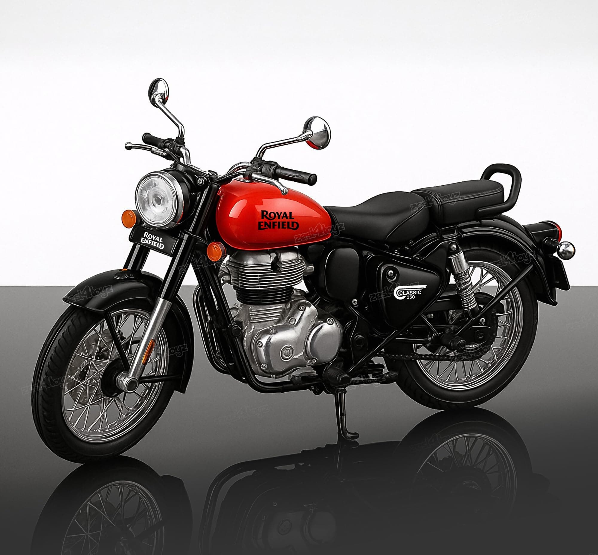 Zest 4 Toyz Classic 350 Royal Enfield Bullet Bike Toy Motorcycle Bullet Toy Bikes Pull Back Diecast Motorcycle Models Royal Enfield Miniature Collectible Bike for Adults and Kids 6-12 Years