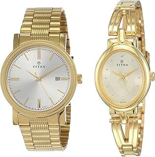 Titan Analog OffWhite Dial Men's Watch NM1712YM02 / NL1712YM02