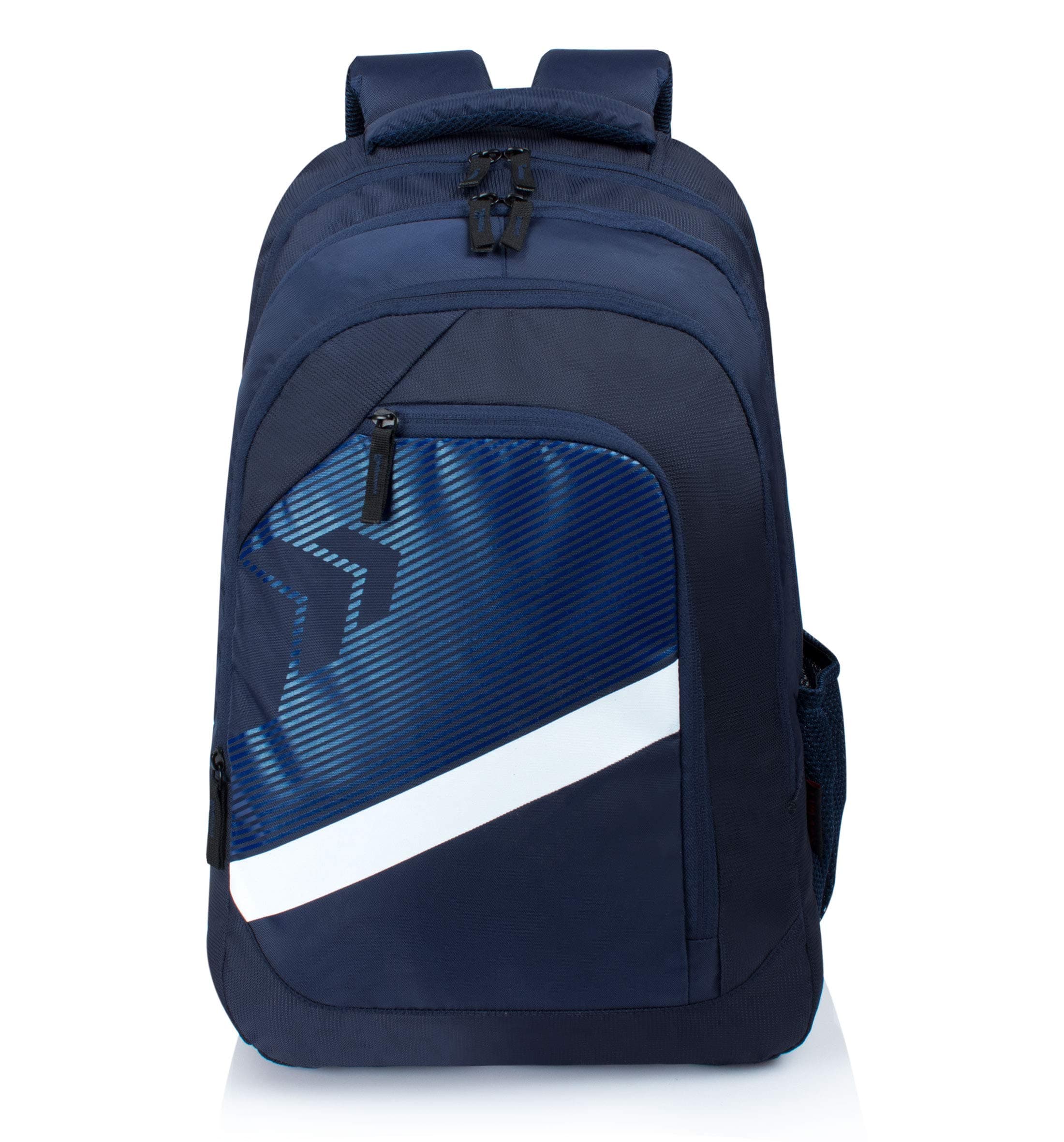 Lunar's V-Line 35 Litres Standard School bag for boys | College bag for women stylish | Water Resistant college bag for boys | Stylish & Durable School bag | College bag with 1 Yr Warranty