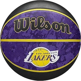 Wilson NBA Team Tiedye Basketball - Size 7-29.5", Los Angeles Lakers