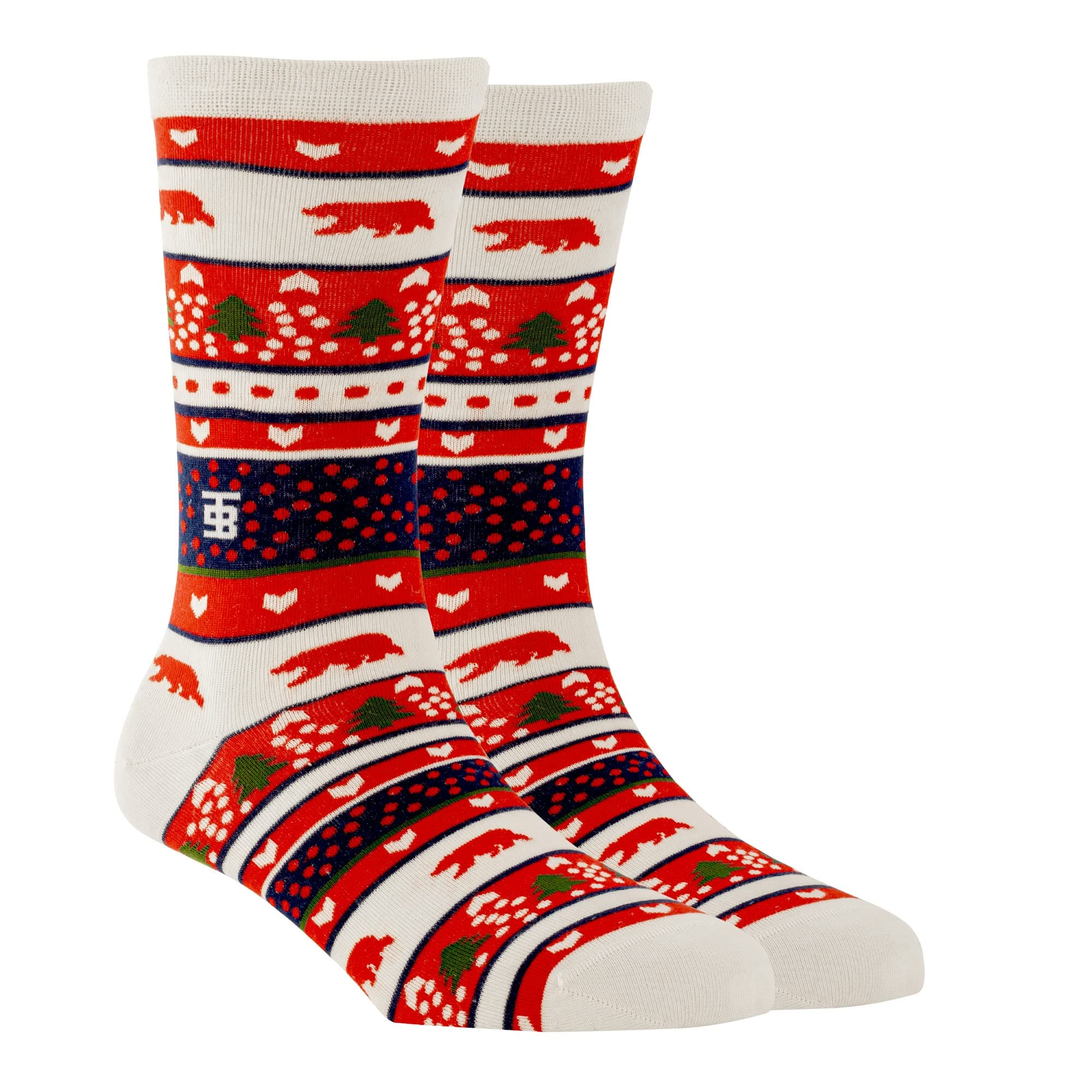 SockSoho Christmas Santa Sock Limited Edition (Color: Red, White | Material : Combed Cotton | Size: UK 7-12 | Length: Regular)
