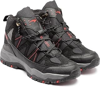 ASIAN Men's Everest-21 Sports Trekking & Hiking,Walking Hi-Neck Shoes with Rubber Outsole & Memory Foam Insole Lace-Up Shoes for Men's & Boy's