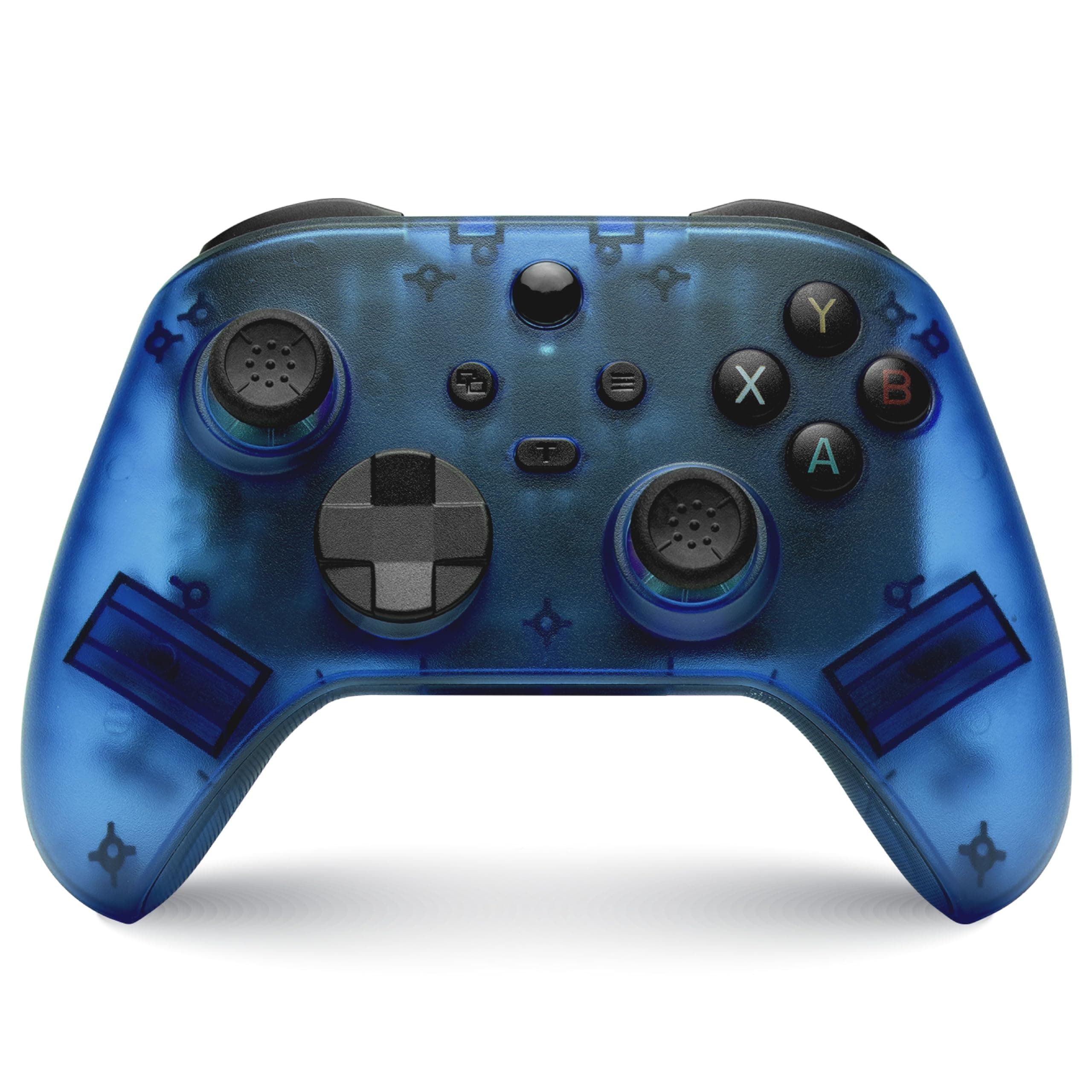 NITHO SMART 2 Wireless Controller for Switch, PC, Android & iOS | Gaming Gamepad with Hall Effect Trigger & Stick, Adjustable Turbo & Vibration, 6-Axis Motion Sensor, Programmable Buttons - Blue